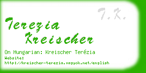 terezia kreischer business card